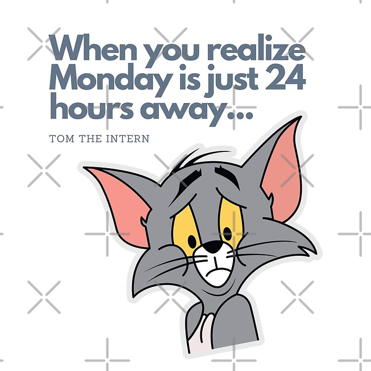 Gen Z Tom The Intern Dreading Monday Tote Bag - Image 2