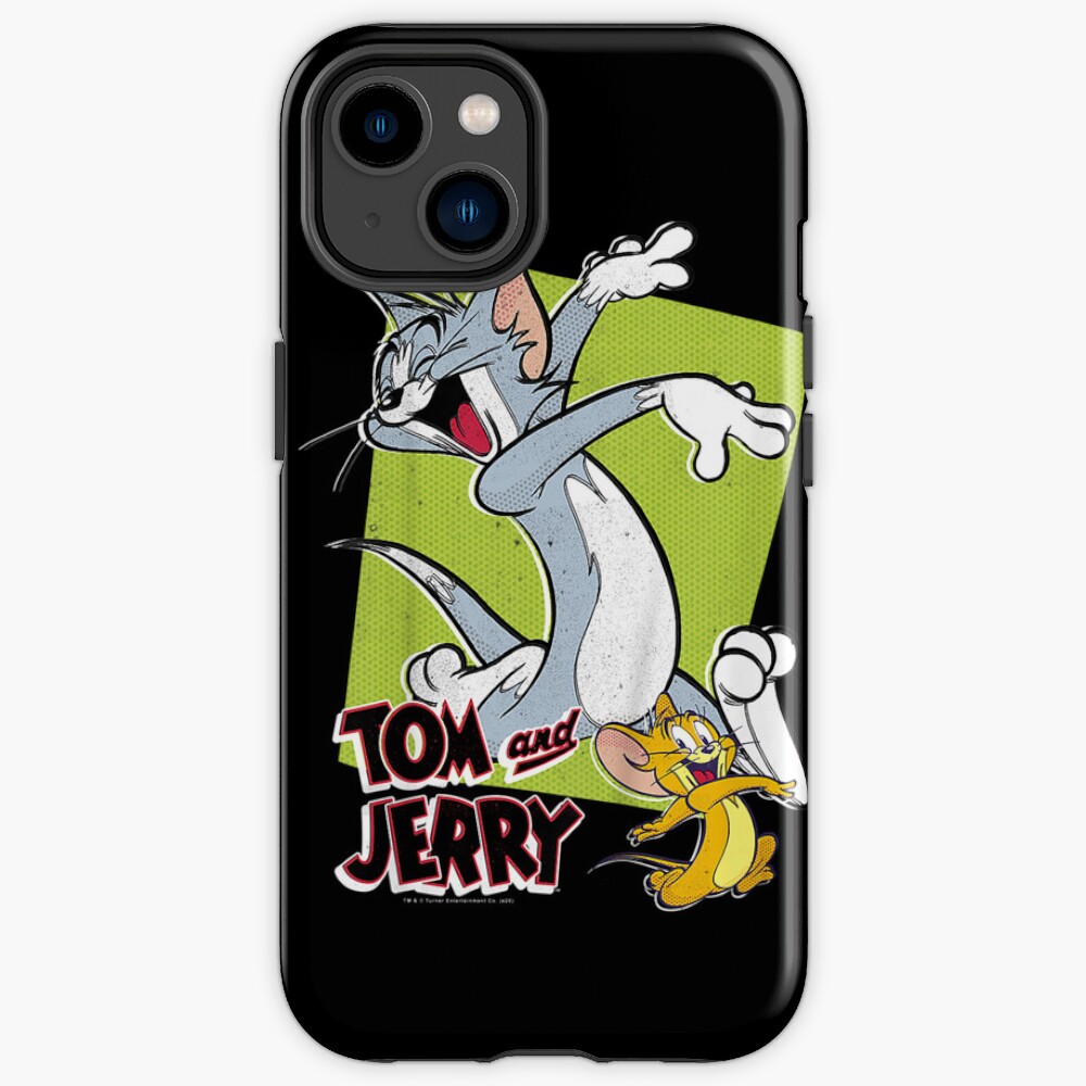 Kids Tom And Retro Style Green Box Portrait Iphone Case