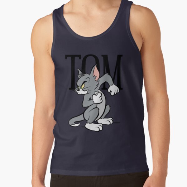 Angry Cat Cat And Mouse Tank Top - Image 2