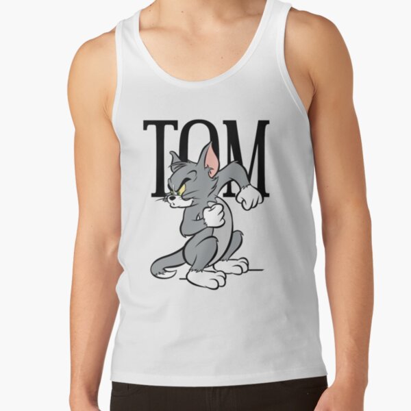Angry Cat Cat And Mouse Tank Top