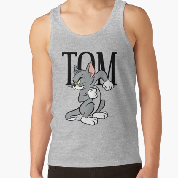 Angry Cat Cat And Mouse Tank Top - Image 5