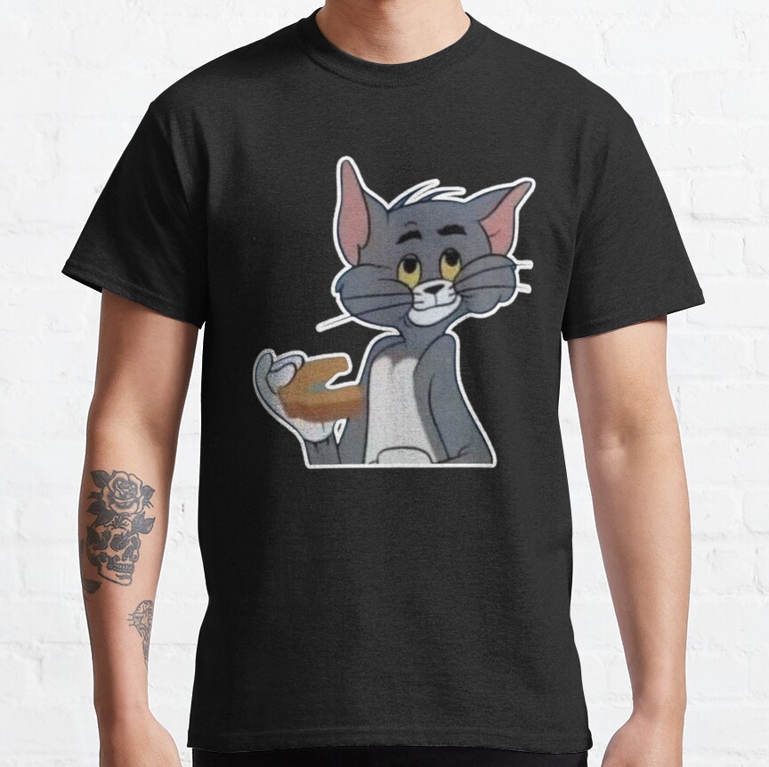 Tom Cartoon Meme T-Shirt - Image 2