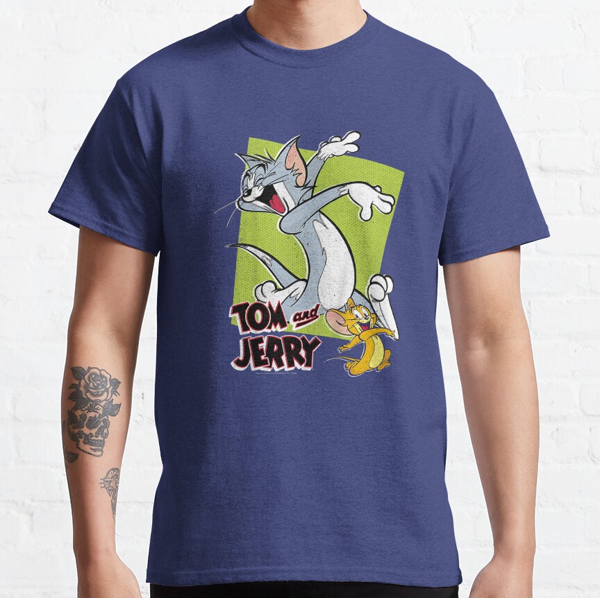 Kids Tom And Retro Style Green Box Portrait T Shirt T-Shirt - Image 6