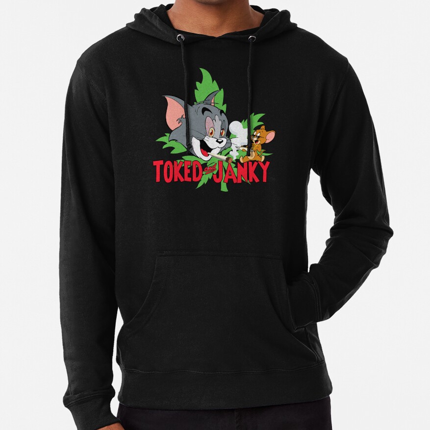 Toked And Janky Ironic Graphic Hoodie - Image 4