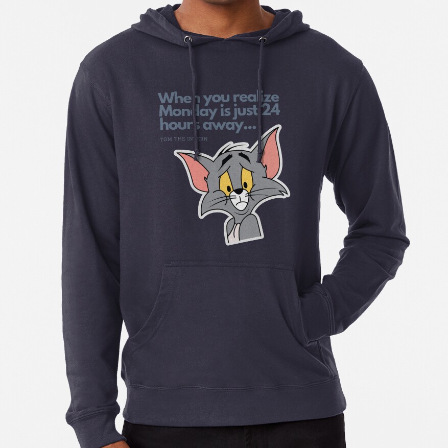 Gen Z Tom The Intern Dreading Monday Hoodie - Image 5