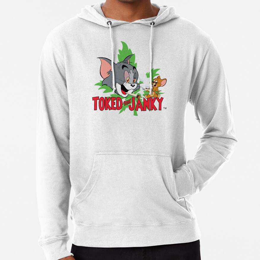 Toked And Janky Ironic Graphic Hoodie - Image 5