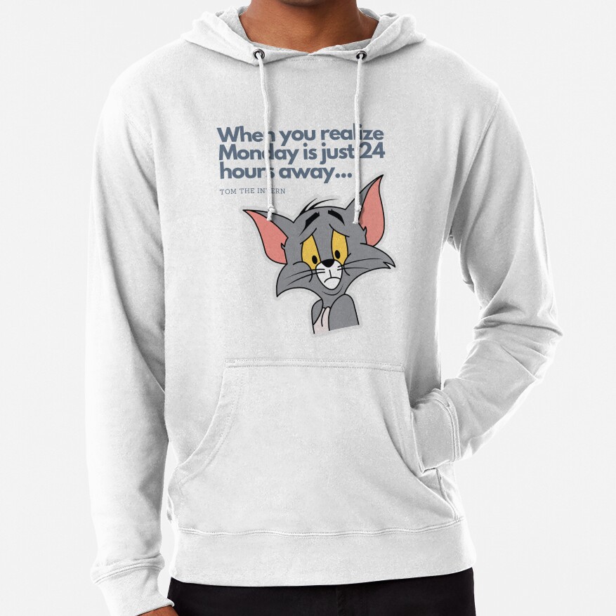 Gen Z Tom The Intern Dreading Monday Hoodie