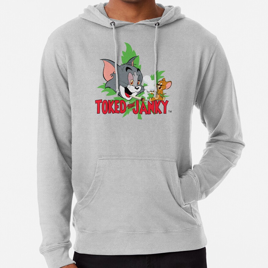 Toked And Janky Ironic Graphic Hoodie - Image 2