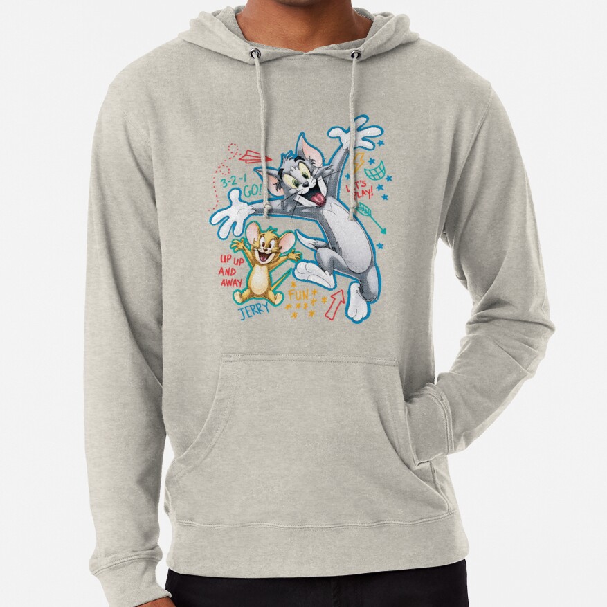 Let S Play Up Up And Away Cat And Mouse Hoodie - Image 5