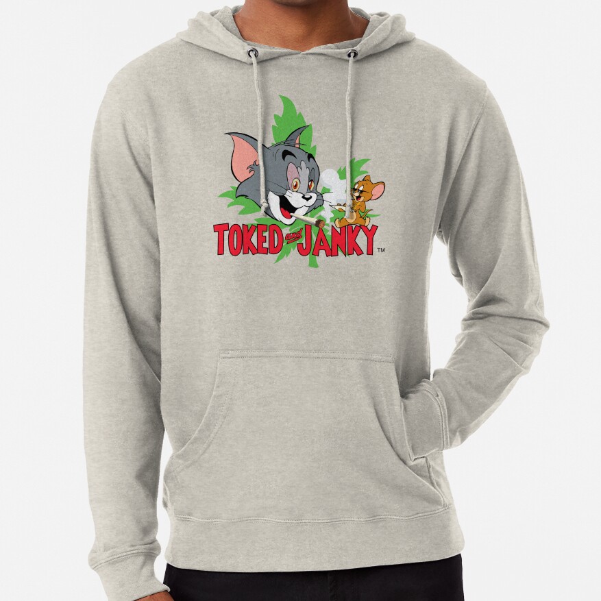 Toked And Janky Ironic Graphic Hoodie - Image 7