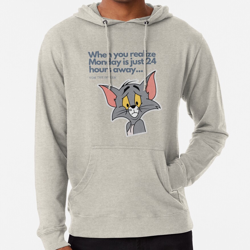 Gen Z Tom The Intern Dreading Monday Hoodie - Image 4