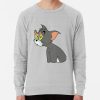 ssrcolightweight sweatshirtmensheather greyfrontsquare productx1000 bgf8f8f8 12 - Tom And Jerry Shop
