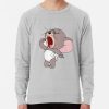 ssrcolightweight sweatshirtmensheather greyfrontsquare productx1000 bgf8f8f8 20 - Tom And Jerry Merch