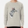 ssrcolightweight sweatshirtmensoatmeal heatherfrontsquare productx1000 bgf8f8f8 - Tom And Jerry Merch