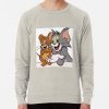 ssrcolightweight sweatshirtmensoatmeal heatherfrontsquare productx1000 bgf8f8f8 4 - Tom And Jerry Shop