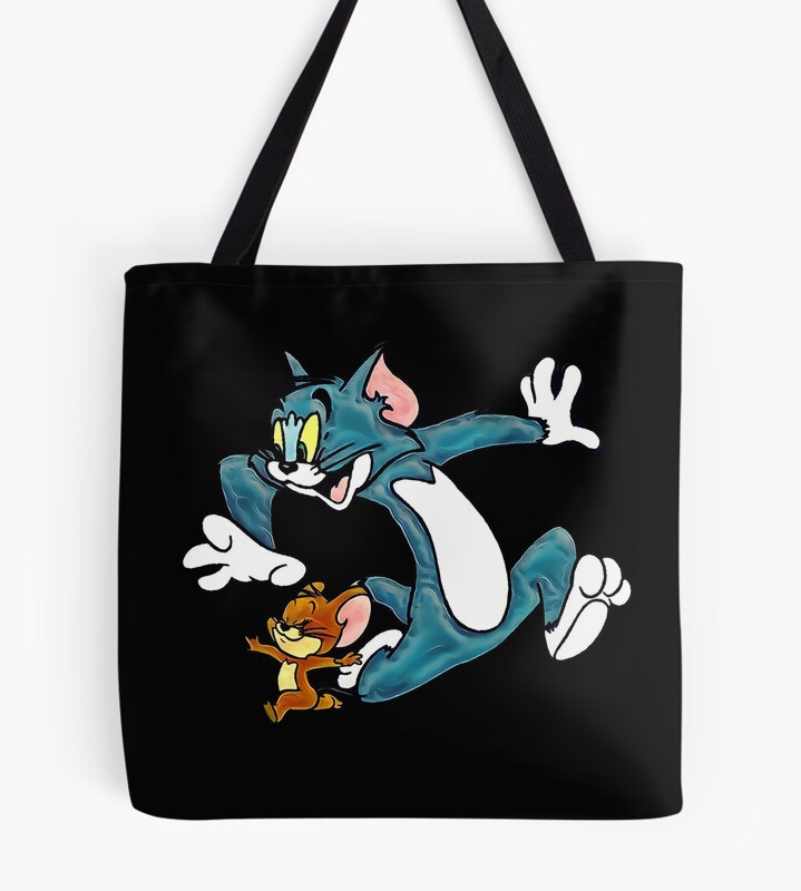 Tom And Jarry Painting Tote Bag