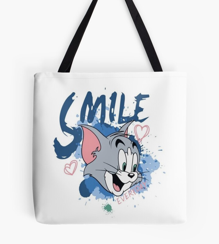 Smile Everthing T Shift Tote Bag