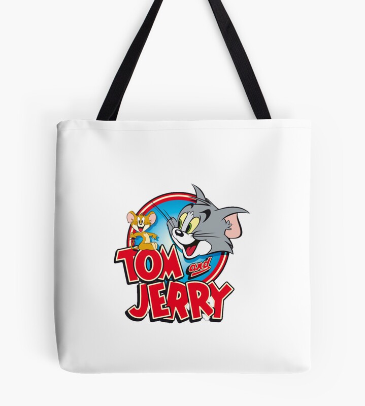 Cute Tom and Jerry Cartoon Tote Bag
