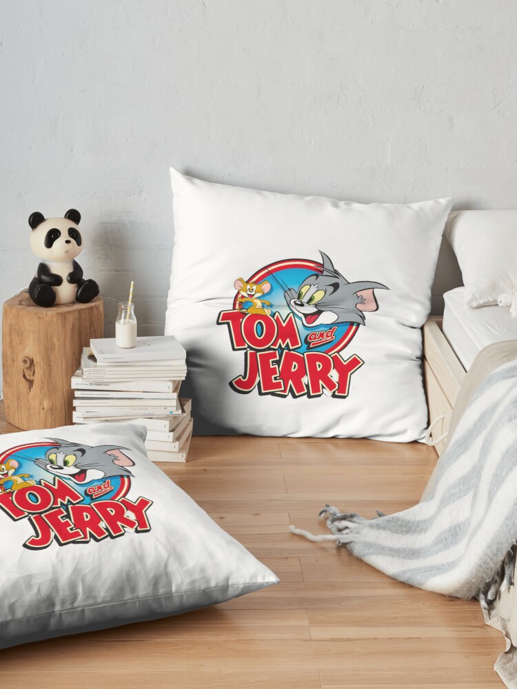 Tom and Jerry Cartoon Throw Pillow - Image 2