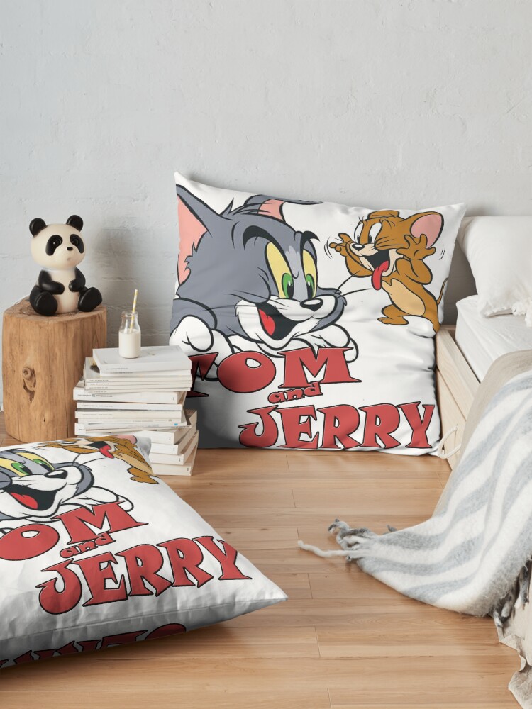 Cartoon Tom and Jerry Throw Pillow - Image 2