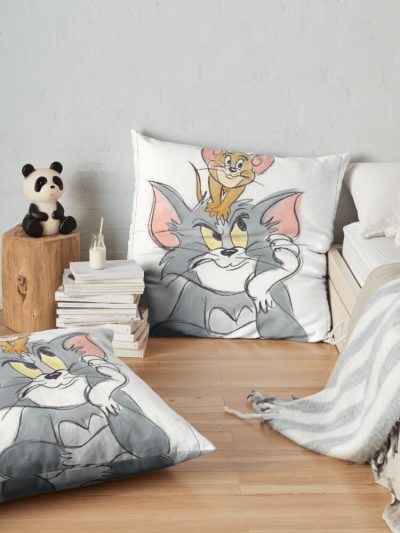 throwpillowsecondary 36x361000x1000 bgf8f8f8 29 - Tom And Jerry Merch