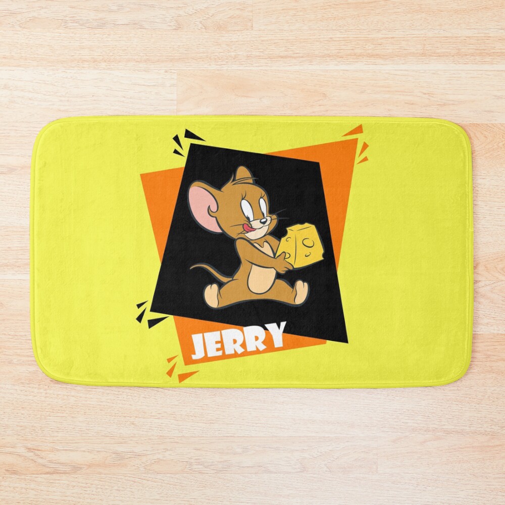 Jerry With Cheese Bath Mat