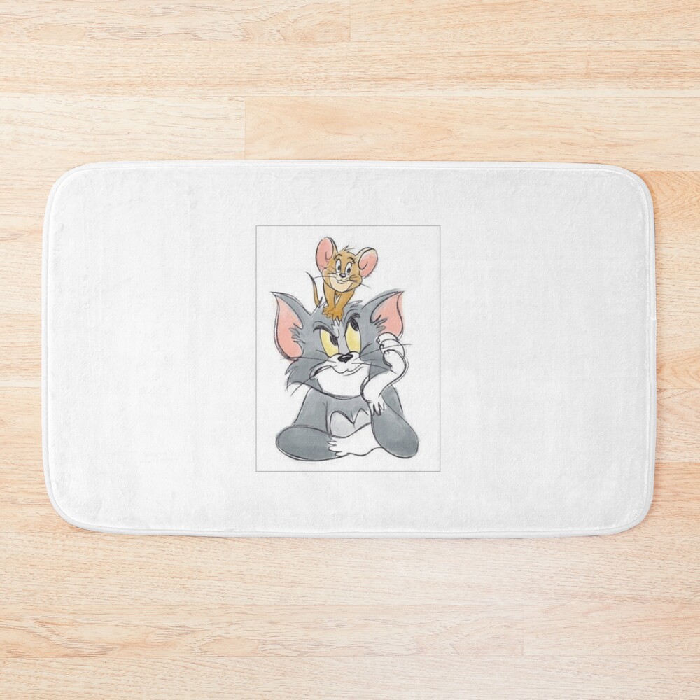 Tom And Jerry Anime Bath Mat